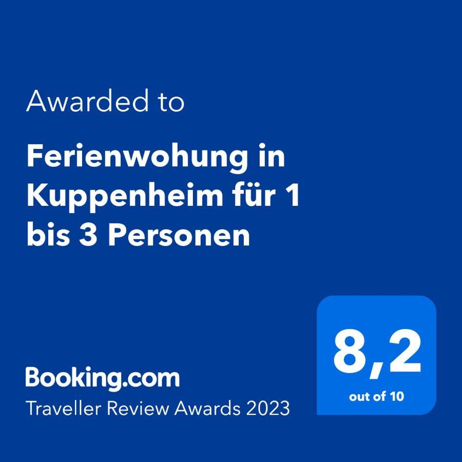 Ferienwohung In Kuppenheim Fuer 1 Bis 3 Personen Διαμέρισμα Εξωτερικό φωτογραφία